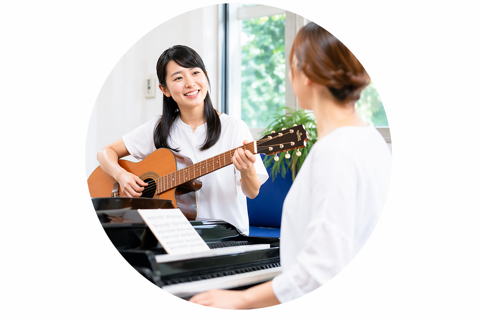 音楽教室の広告掲載イメージ