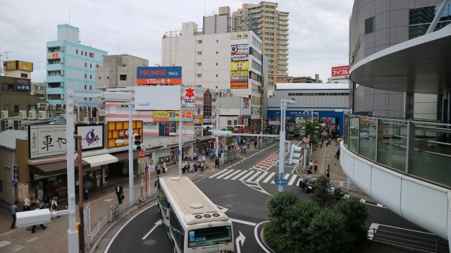船橋周辺の街並み
